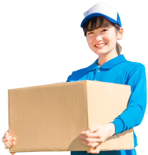 引越し女性スタッフ