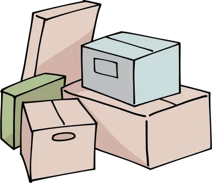 段ボールイラスト
